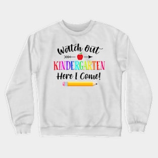 First Day of Kindergarten, Back to School, Preschool, First Grade Crewneck Sweatshirt